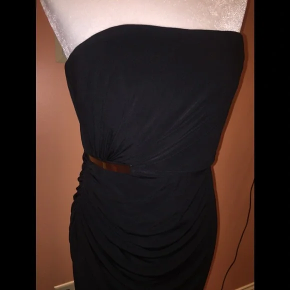 Max and Cleo Strapless Wrap Mini Dress - Picture 3 of 4